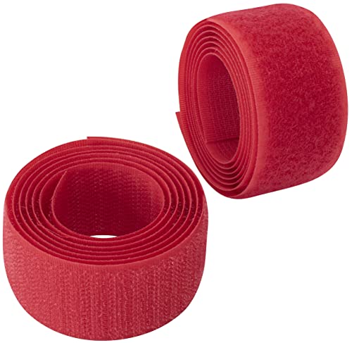 AERZETIX - C65960 - Klettband/-rolle 30 mm 1 meter - organizer/kabelbinder - band für kleidersäcke - aus polyamid und polyester - farbe: Himbeerrot AERZETIX - C65960 - Klettband/-rolle 30 mm 1 meter - organizer/kabelbinder - band für kleidersäcke - aus polyamid und polyester - farbe: Himbeerrot von AERZETIX