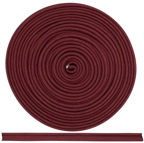 AERZETIX - C72046 - Paspel Schrägband Zierband 4,5 meter x 10 mm - aus 50% polyester und 50% baumwolle - farbe burgund- passepartout borten kleidung kissen quilt paspeln zum nähen von AERZETIX