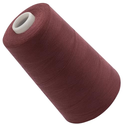 AERZETIX - C72352 - Nähgarnkonus 120 (40/2) 4000 m - aus polyester - konfektion, kurzwaren, garn, kordel, schnur, nähen, kleidung, faden - farbe braun -rot von AERZETIX