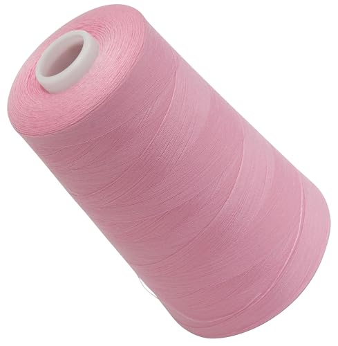 AERZETIX - C72577 - Nähgarnkonus 120 (40/2) 4000 m - aus polyester - konfektion, kurzwaren, garn, kordel, schnur, nähen, kleidung, faden - farbe rosa - Begonie - hell von AERZETIX