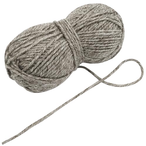 AERZETIX - C74432 - Knäuel strickgarn 100 g - farbe grau-braun - aus 75% acryl, 25% wolle - haken nadeln kurzwaren kleidung von AERZETIX