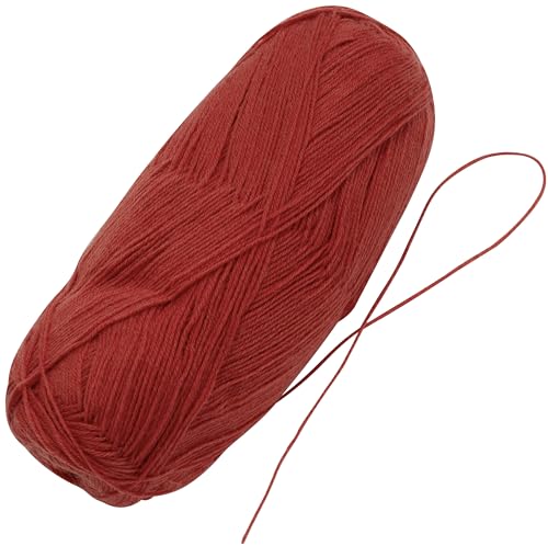 AERZETIX - C75644-100 g Knäuel Strickgarn - farbe rot - aus 75% Wolle und 25% Polyamid - häkelnadeln, nadeln, konfektion, kurzwaren, kleidung von AERZETIX