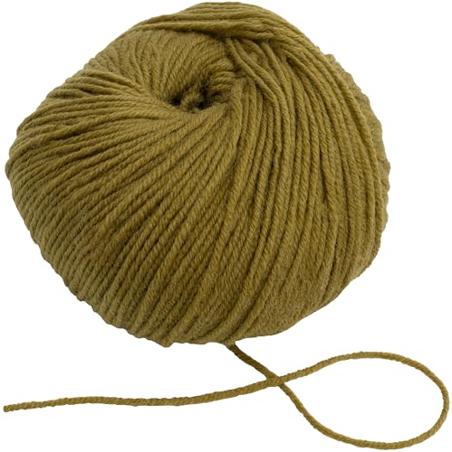 AERZETIX - C76515 - Knäuel Strickgarn 50 g - 100% Merinowolle - olivfarben - strang, häkelnadeln, nadeln, konfektion, kurzwaren, kleidung von AERZETIX