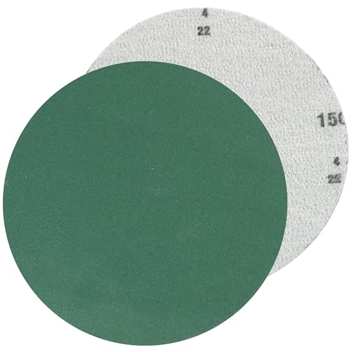 AERZETIX - C77116 - Satz von 5 Klettschleifscheiben Ø 125 mm - Körnungstyp P150 - farbe grün - körnung, schleifen, entgraten, schleifen von AERZETIX