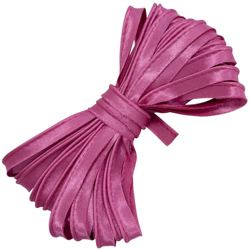 AERZETIX - C77259 - Paspelband 9 meter x 10mm - aus polyester - farbe magenta - besätze matte geflecht kissen bettdecken von AERZETIX