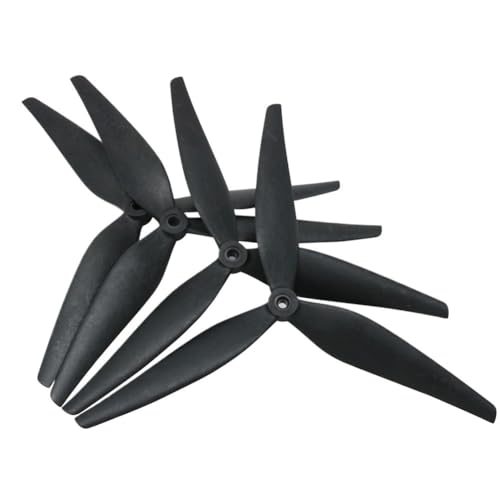 AFCAHEH 2pair HQProp 10X5X3 9X5X3 10X5.5X3 1050 9050 1055 10inch 9inch 3 Blades Black Carbon Reinforced Nylon Propeller for Rc FPV Drone(9x5x3) von AFCAHEH