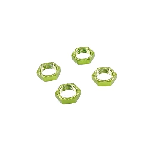 AFCAHEH Metal Wheel Hex Nuts 24mm 4PCS for 1:5 5B 5T 5SC(Green) von AFCAHEH