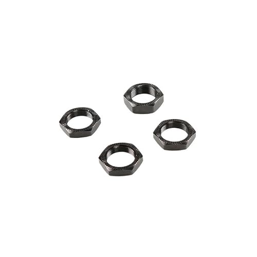 AFCAHEH Metal Wheel Hex Nuts 24mm 4PCS for 1:5 5B 5T 5SC(Zwart) von AFCAHEH