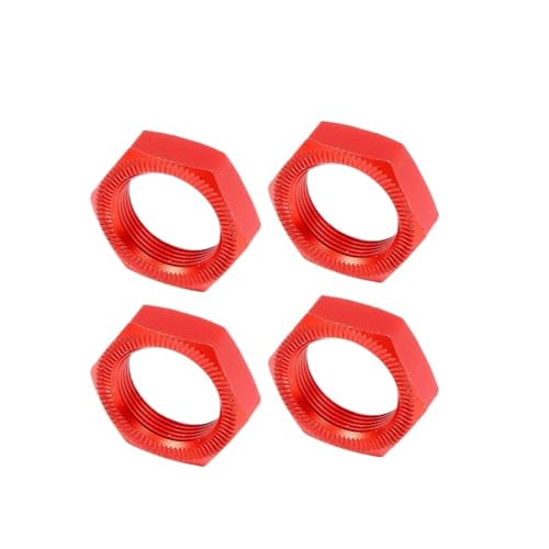 AFCAHEH Metal Wheel Nut for 1/5 ROVAN KM 5B Ss Rc Car Parts(Rood) von AFCAHEH