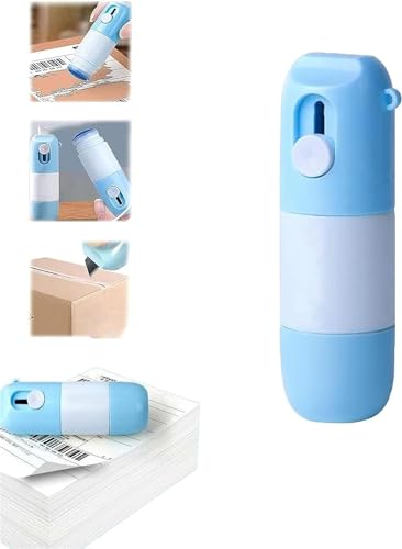 AFGQIANG Thermal Paper Correction Fluid with Unboxing Knife | rivacy Protection Paper Artifact Cover it Correction Fluid,2 in 1 Thermal Privacy Pen Box Cutter Knife Aesthetic Office Supplies (1pc) von AFGQIANG