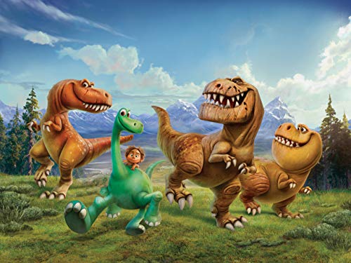 AG Design Arlo & Spot Disney Good Dinosaur, Vlies Fototapete Kinderzimmer-4 Teile, Multicolor, 0,1 x 360 x 270 cm von AG Design