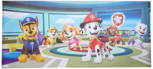 AG Design FTDNH Paw Patrol an Station in den Wolken, Vlies Fototapete für EIN Kinderzimmer, 202 x 90 cm, FTDN H 5392, Mehrfarbig von AG Design