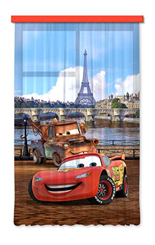 Gardine/Vorhang FCS L 7101 Disney, Cars, 140 x 245 cm, 1-teilig von AG Design