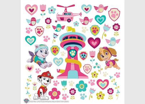 Paw Patrol Kinderzimmer Wandstickers, Wandtattoo junge deko von AG Design 30 x 30 cm | ADKS 3840 von AG Design