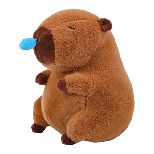 AGONEIR Schöne Capybaras Figur Spielzeug Laufende Nase Umarmende Puppen Duschgeschenke Waschbare Capybaras Puppen Für Kleinkinder von AGONEIR