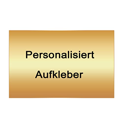 Personalisierte Aufkleber Individuell Etiketten Kleinbetrieb Wasserdicht Text Logo Bild Rechteck, 5x7.5cm 100 von AGOWOO