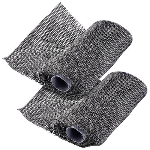 AGT Fiberglas Klebeband: 2er-Set Fiberglas-Gewebe-Fixier- & Reparatur-Bänder (je 10 x 125 cm) (Klebeband selbstverschweißend, Auspuff-Reparatur-Bandage) von AGT