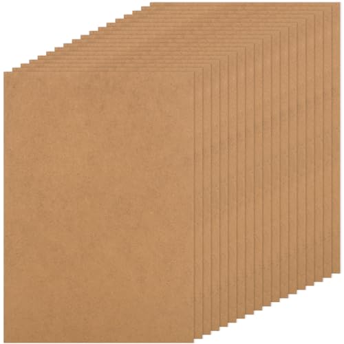 AHAQU 30 Stück A4 MDF-Holzbretter, 3 mm dickes Holz, DIY-Projektplatten, 30 x 21 cm, MDF-Blanko-Bögen zum Malen, Modellieren, Gravieren, Laubsägearbeiten, Kunst von AHAQU