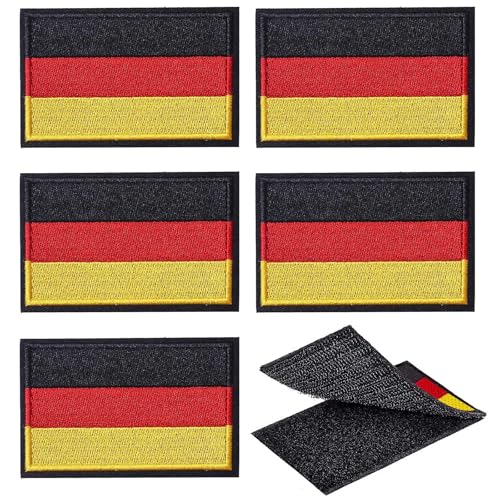 6 Stück 8x5 cm Deutschland Patch, Patches Klett, Bundeswehr Patch, Patch Deutschland, Klett Patch, Patch, Deutschland Patch Klett, Patches Klett Militär, Patches, Patch Klett, Klett Patches von AHEJIOO