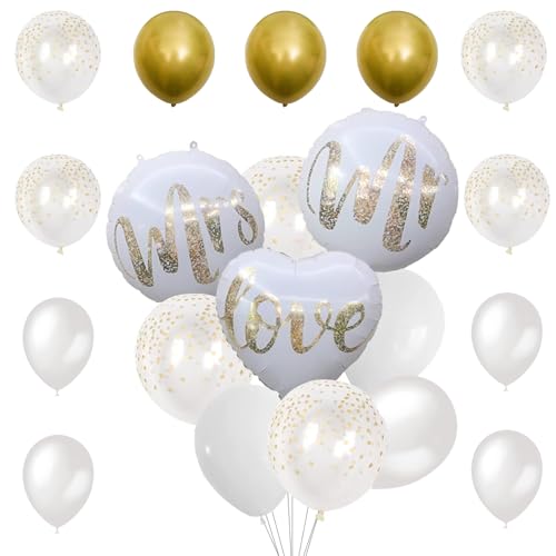 21 Stück Luftballons Hochzeit, Ballons Hochzeit, Helium Ballons Hochzeit, Hochzeit Luftballons, Hochzeit Ballons, Hochzeitsballons, Ballon Hochzeit, Helium Luftballons Hochzeit, Mr And Mrs Smith von AHEJIOO