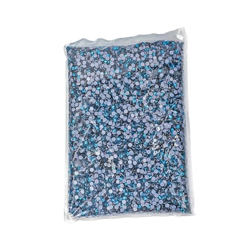 AHIOJEGX Hotfix Strasssteine 14400 Stück Hotfix-Strasssteine ​​SS6-SS20 Kristall-Hotfix-Strasssteine(Blue Zircon,SS6-14400pcs) von AHIOJEGX