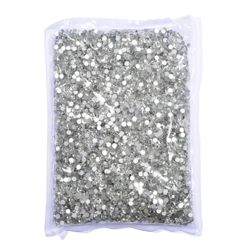 AHIOJEGX Hotfix Strasssteine Glitzernde, Nicht Hotfix-Strasssteine, Nägel, Kristalle, Nagelzubehör for Nagel-Charms, Kleid, Nagelkunst(SS20-14400PCS) von AHIOJEGX