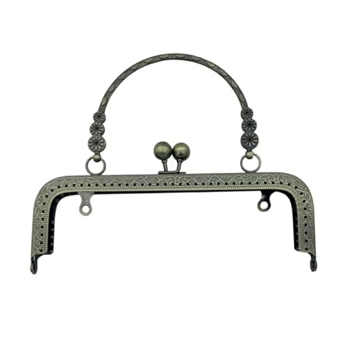 Kiss Clasp Schloss Geldbörse Verschluss Rahmen Tasche Kuss Verschluss Verschluss Metall Geldbörse Rahmen for DIY Handwerk Geldbörse Tasche Herstellung 18CM/20CM Für Taschenherstellung(Bronze-18cm) von AHIOJEGX