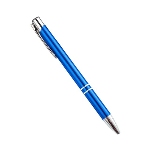 AHUFGN Kugelschreiber 20 Teile/Satz Kugelschreiber Metall Kugelschreiber Werbung Personalisierte Metall Stift(12,Blue) von AHUFGN