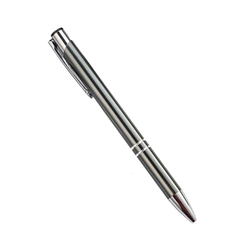 AHUFGN Kugelschreiber 20 Teile/Satz Kugelschreiber Metall Kugelschreiber Werbung Personalisierte Metall Stift(2,Black) von AHUFGN