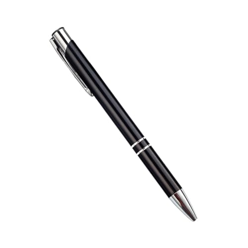 AHUFGN Kugelschreiber 20 Teile/Satz Kugelschreiber Metall Kugelschreiber Werbung Personalisierte Metall Stift(7,Black) von AHUFGN