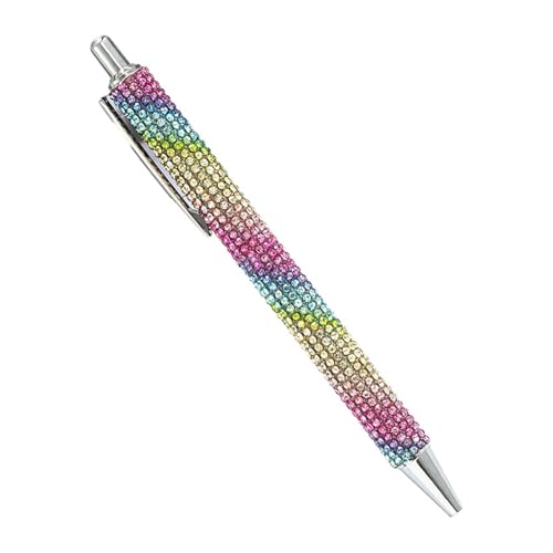 AHUFGN Kugelschreiber 5 stücke Glitter Pailletten Kristall Stift 0,5mm Schwarz Refill Kugelschreiber Büro Schreibwaren Gel Stift Student Schreiben Werkzeuge(8) von AHUFGN