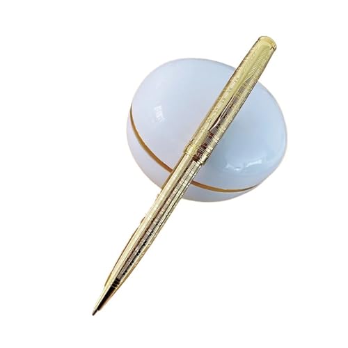 AHUFGN Kugelschreiber Klassischer Metall-Kugelschreiber mit Blauer Tinte, Business-Büro-Signatur-Kugelschreiber(Single Pen-1) von AHUFGN