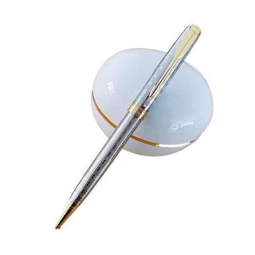 AHUFGN Kugelschreiber Klassischer Metall-Kugelschreiber mit Blauer Tinte, Business-Büro-Signatur-Kugelschreiber(Single Pen-2) von AHUFGN