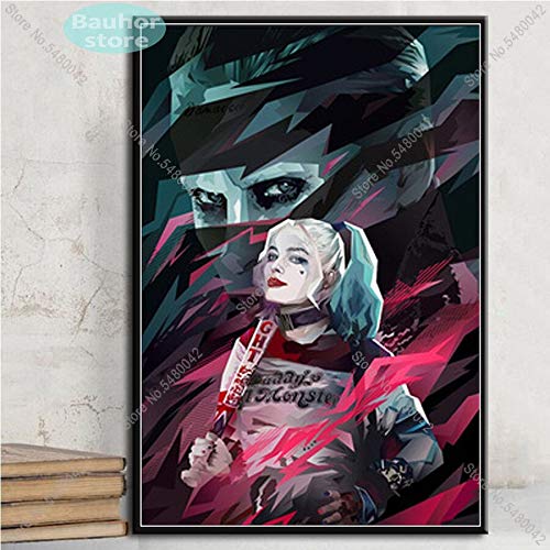 5D Diamond Painting Kits -s Sexy Harley Quinn Joker Suicide Squad 40x50cm，Diamond DIY Kits Bilder für Home Office Wanddekoration von AHyonp