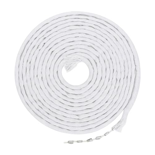 AIDUCHO 10M Bleiband für Gardinen,300g Bleiband für Gardinen Schwer, Gardinenbeschwerer Glatte Aufhängung Perfekte Falten für Tischdecken,Duschvorhänge(30g/m) von AIDUCHO