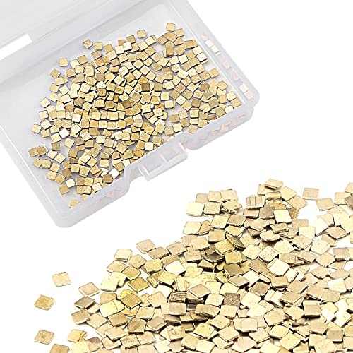 AIEX 0,5 Gramm Gelb Gold Löten, Ultrakleines 14k Goldlot mit Flussmittel Niedertemperatur-Schweißen für DIY-Schmuckherstellung Reparatur Elektronisches Löten (2 x 2 mm Durchmesser) von AIEX