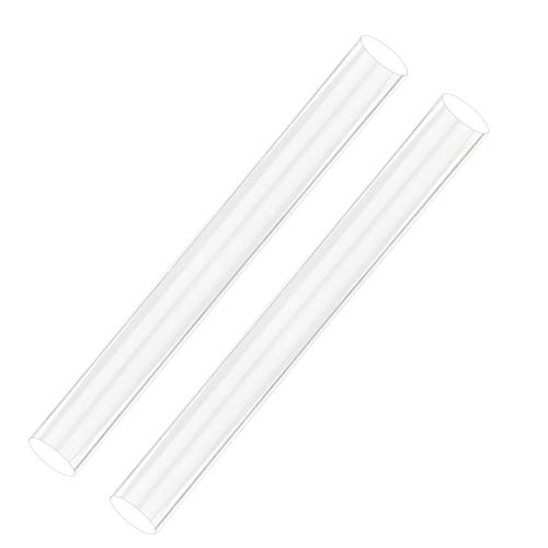 AIEX 2 Stück Acryl-Tonrollen, Teigrolle, Acryl, für Handwerk, Ton, Werkzeug, hohles Material AIEX 2 Stück Acryl-Tonrollen, Teigrolle, Acryl, für Handwerk, Ton, Werkzeug, hohles Material von AIEX