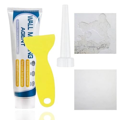 AINxtolm Sofortiges Wandreparatur-Set, Wandreparaturcreme, Spachtel für Wände, Wandfüller, Reparaturset, Wandreparaturpaste, Lochfüller, Wand, Wandreparaturmittel, Wandrissfüller für Löcher, Peeling, von AINxtolm