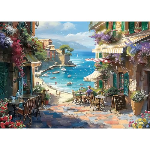 AIRDEA Küstenstraße Landschaft Diamond Painting Erwachsene Bilder Set 40x30 cm von AIRDEA