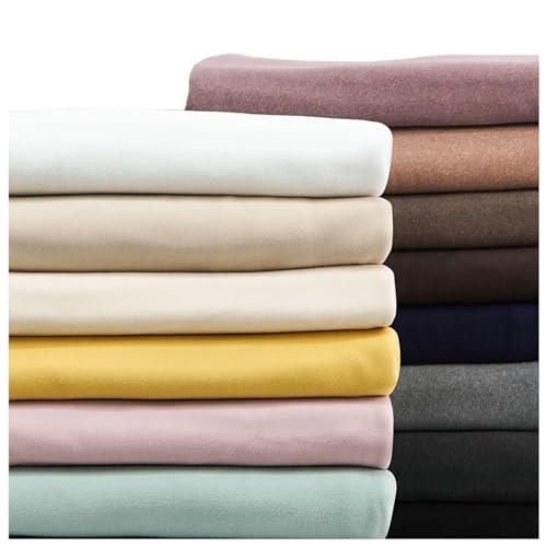 Polar Fleece-Stoff Anti-Pilling Polar Plüschstoff Polar Fleece-Stoff Material Langlebiger Polarstoff zum Nähen Quilting Stickerei Decken Haustier Betten Hoodies Throws, 50x180cm (Color : Light pink) von AITAF