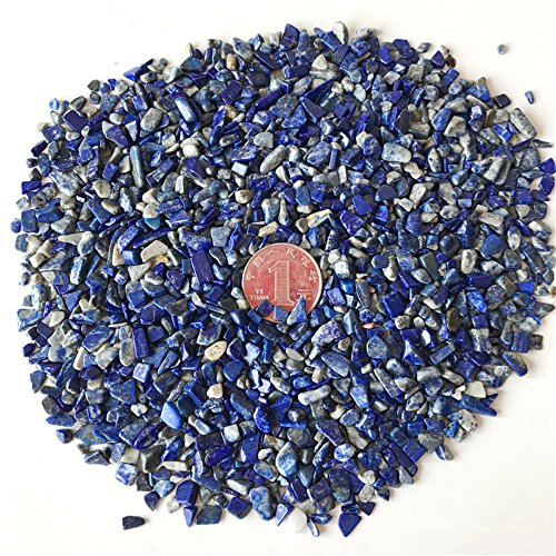 1 lb natürliche Lapis Lazuli zerkleinerte Stein Healing Reiki Kristall unregelmäßige geformte Steine Schmuck Machen Heimtextilien von AITELEI