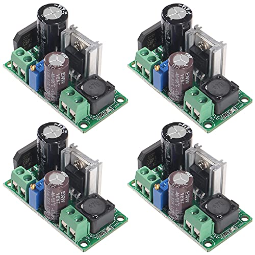 4PCS AC/DC zu DC Abwärtswandler AC 5-30V DC 5-48V 24V 36V 48V zu DC 2,5-35V 12V Spannungsreglerplatine 2A Einstellbares Volt Netzteilmodul von AITRIP