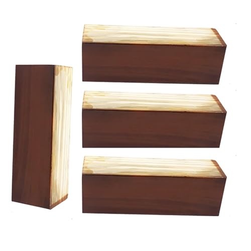 AIXILAN Ersatz-Möbelbeine, Möbelfüße, Holz-Betterhöhung, Sofafüße for Möbel, L-förmige Couchfüße, Kommodenbeine, 4er-Set, Holz-Sofabeine, Ersatz-Möbelfüße(EIN a line 5CM) von AIXILAN