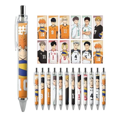 AIYINIY Haikyuu Anime Gelschreiber für Erwachsene und Kinder, Anime-Schreibwaren-Set, Kugelschreiber, 0,5 mm, Studenten, Bürobedarf (Typ 5, 1 Stück (1 Stück) von AIYINIY