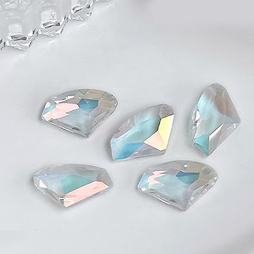 AJTUTUS 10 x luxuriöse 3D-Kunst-Strasssteine, Kristall, baumelnd, Maniküre, Schmuck, Diamanten von AJTUTUS