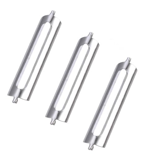 6 pcs Sparschäler Tupper,Turbo Schäler,Ersatzklingen für Spargelschäler Tupperware Ersatzklinge,Bester Blade Den,Doppel Ersatzklingenes Famos,Klinge Krebsschäler Messerklingen,Orangenschäler von AJUNLKVDR