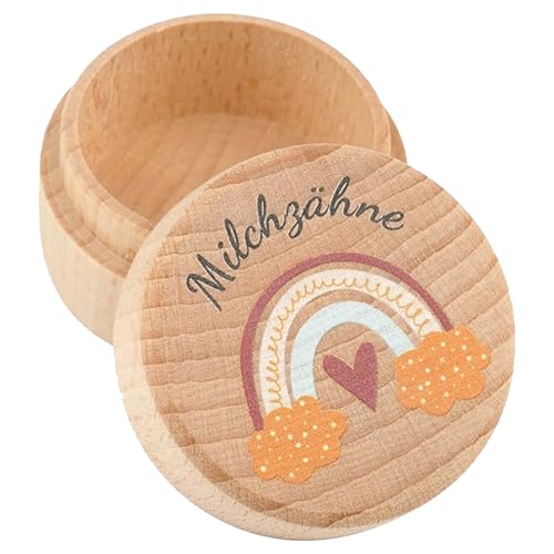 Zahndose Milchzähne Für Jungen Mädchen,Milchzahndose,Zahnfee Box Jungen,Milchzahndose Geschenke Zahnbox,Kinder Geschenk Holz Milchzahnbox,Personalisiert Tooth Zahnspangendose,Zahnaufbewahrungsdose von AJUNLKVDR