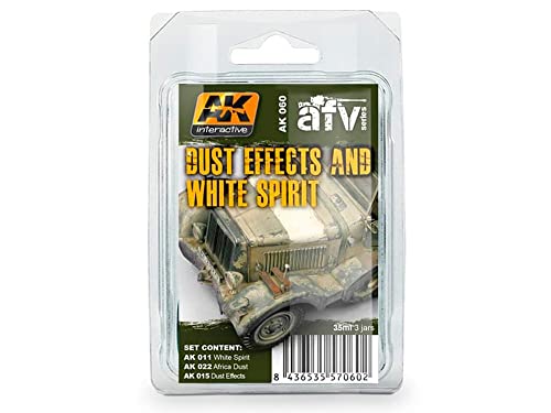 (AK00060) - AK Interactive Set Dust Effects and White Spirit von AK Interactive