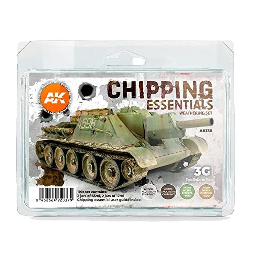 (AK00138) - AK Interactive Set Chipping Essentials Weathering von AK Interactive