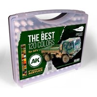 3G PLASTIC BRIEFCASE 120 AFV COLORS von AK Interactive